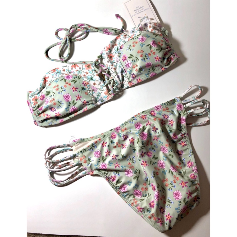 Swimwear Blu C Bathing suit 2 piece set